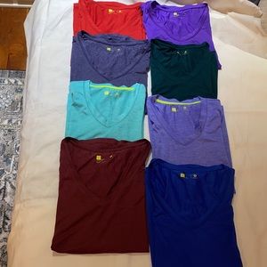 Xersion V neck short sleeve Tee-shirts in 8 colors.